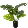 Sztuczna roślina Monstera w doniczce, zielone liście, dekoracja