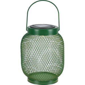 Latarenka solarna LED LEVATA IP44 śr. 15,5 cm zielona