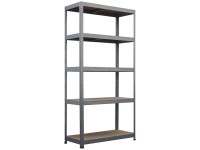 Metalkas Regał metalowy ocynkowany 180 x 90 x 40 cm 5 półek HDF/100 kg