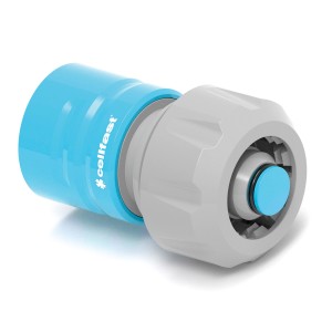 Złączka wodna t.b.t., niebiesko-szara.