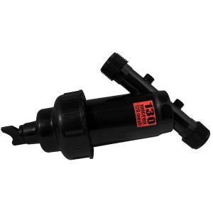 Czarny filtr t.b.t. do podziemnych systemów nawadniania.