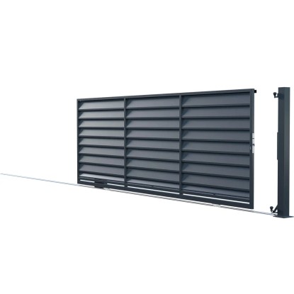 Polargos Brama Mistral bez przeciwwagi z napędem lewa antracyt 400 x 152 cm