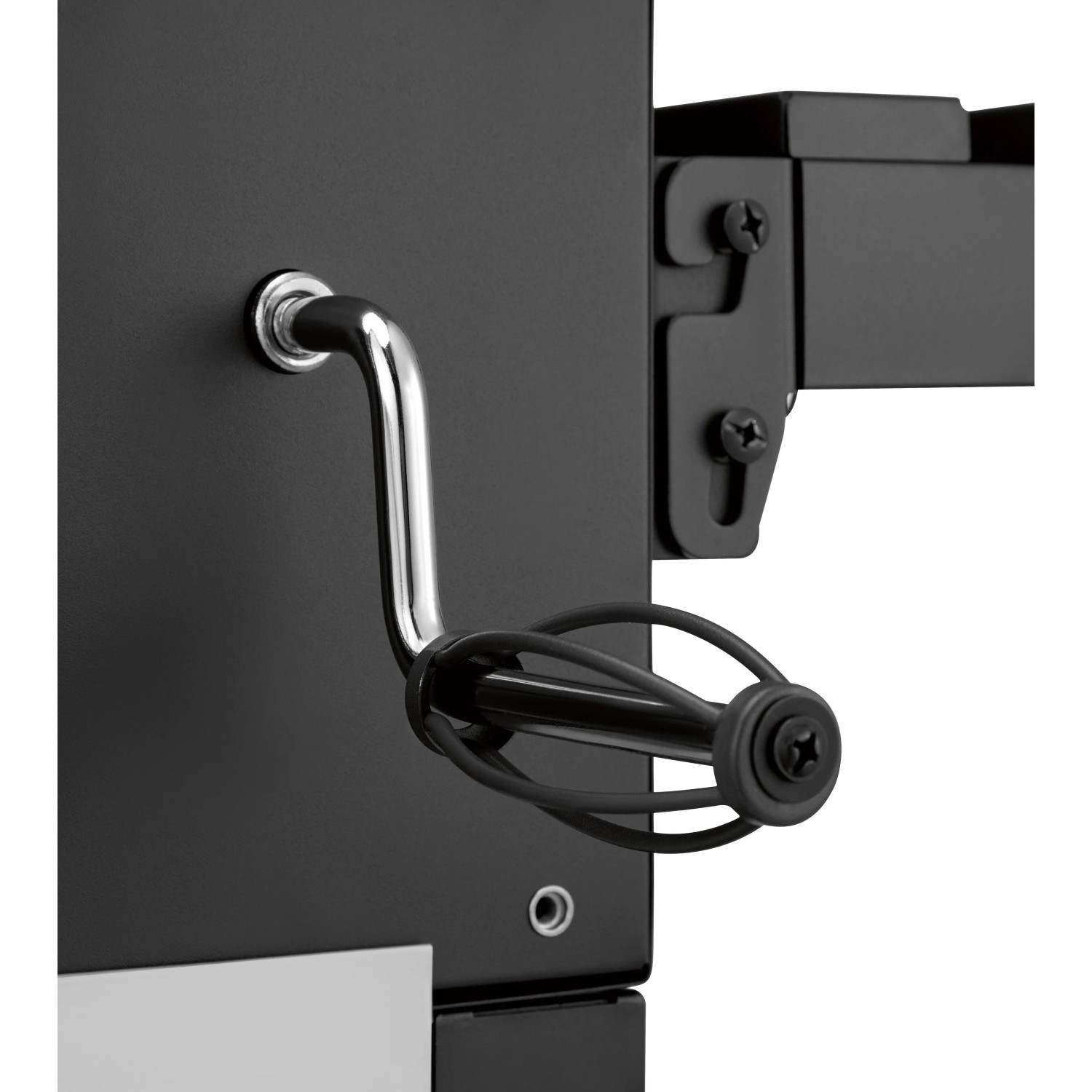Zbliżenie: Wieszak na ręczniki na grillu węglowym Jamestown Jaxon.