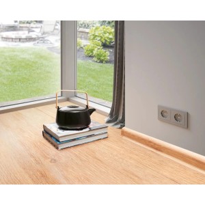 Cezar Listwa przypodłogowa Slim PVC Dąb Belfast 45x22x2500