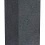 Scheurich C-Cube High doniczka, Ø 26 cm, Stony Black, kwadratowa.