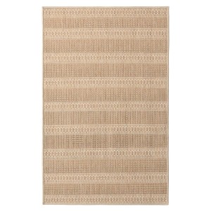 Indavo Dywan zewnętrzny PALOMA pasy 160 x 220 cm brązowy