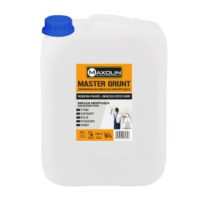 Kanister z gruntem głębokopenetrującym Maxolin Master Grunt, 10 litrów.