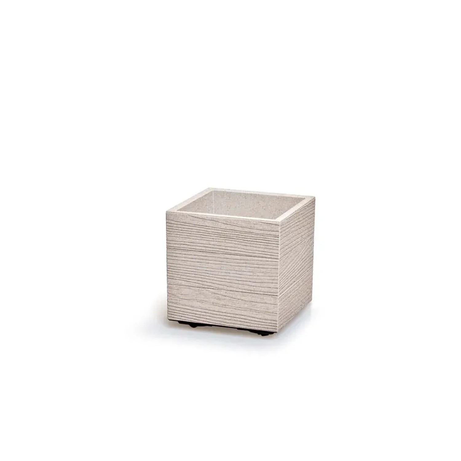 Prosperplast Donica Sierra biała - 29 x 29 x 29 cm