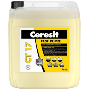 Ceresit CT 17 Profi Primer w kanistrze. Grunt głęboko penetrujący dla optymalnej przyczepności.