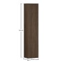 Slupek Terra orzech Villa 1D 140 cm 30x26x140_5