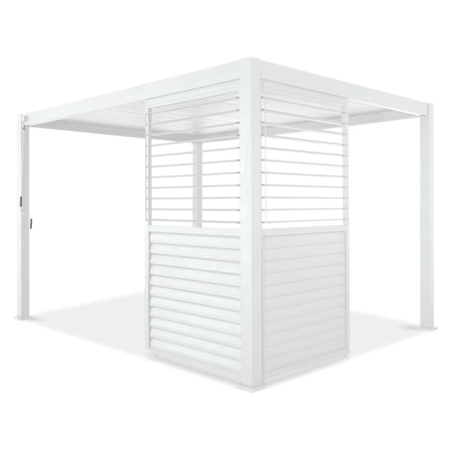 GUTROOF Panel żaluzjowy regulowany do pergoli Premium White 3 m