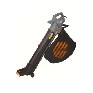 Elektryczny odkurzacz/dmuchawa do liści z workiem na liście.