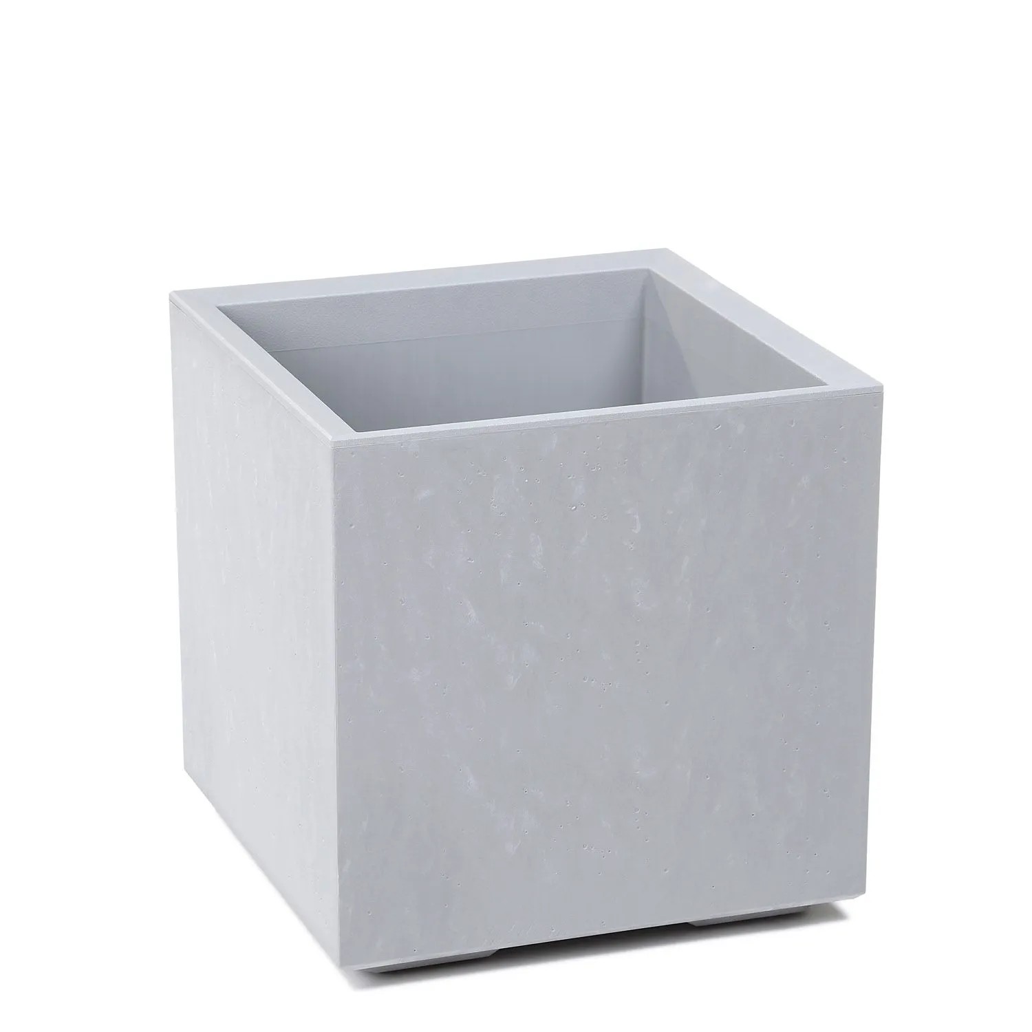 Kwietnik Karo beton szary recycled wym. 40x40 cm