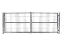 Jarmex Brama panelowa dwuskrzydłowa ocynkowana 400 x 152 cm