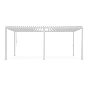 GUTROOF Pergola wolnostojąca Premium White - 3,0 x 6,0 m