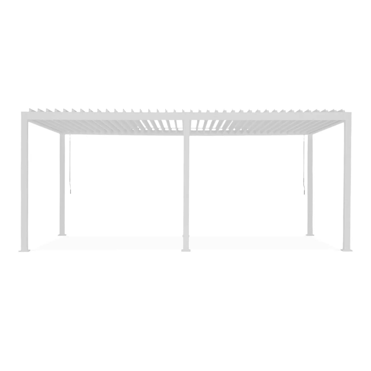 GUTROOF Pergola wolnostojąca Premium White - 3,0 x 6,0 m