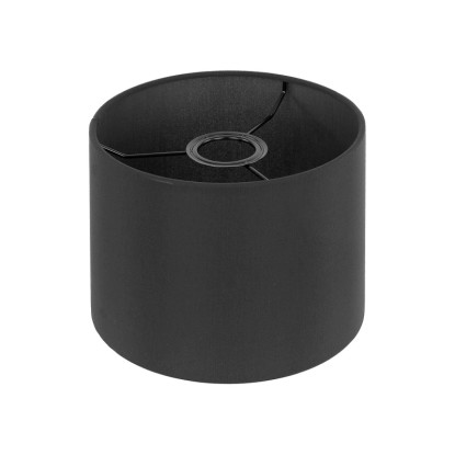 TK Lighting Abażur CHINTZ walec czarny śr. 20 cm