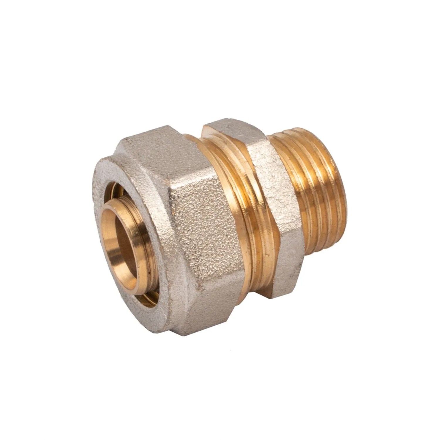 Idmar Złączka gwint zewn.1/2'' x 20 mm x 2- wkład aluminiowy