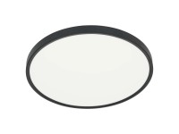 MiLAGRO Plafon LED MAQ 32W 3000/4000/6500K 3400lm IP40 śr. 40 cm czarny