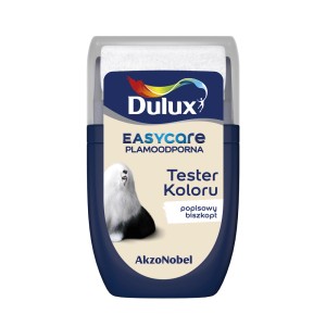 Wałek do farb Dulux Easycare "biszkopt" do testowania farb ściennych.