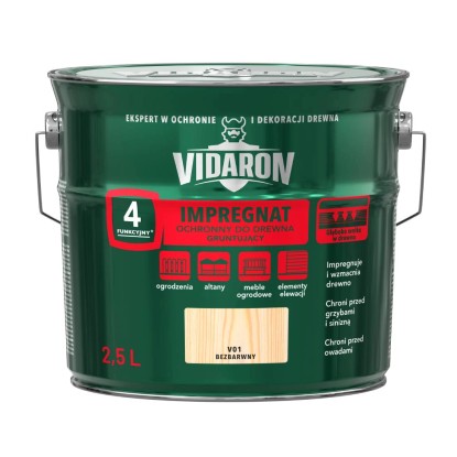Vidaron Impregnat gruntujący bezbarwny - 2,5L