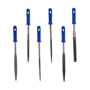 Zestaw pilników LUX do kluczy, 6-częściowy Classic, 100 mm, do majsterkowania.