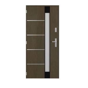 Wiśniowski Drzwi zewnętrzne TENDO LUSTRO Toffee 80L