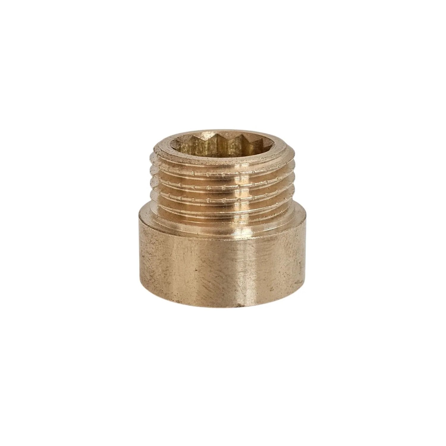 Fluvius Przedłużka GW/GZ mosiądz 1/2" x 10mm