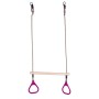 4IQ Trapez z uchwytami fioletowy 3,5 x 58 cm