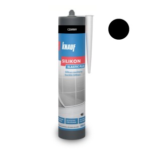 Knauf Silikon sanitarny czarny 280 ml