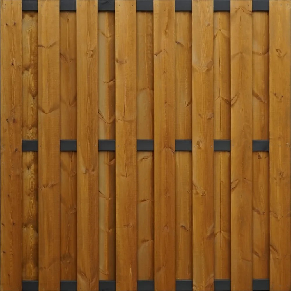 Sobex Płot szczelny Aron złoty dąb/antracyt - 180 x 180 cm