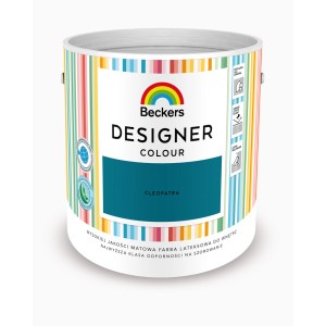 Wiadro z farbą Beckers Designer Colour, odcień Cleopatra, do ścian.