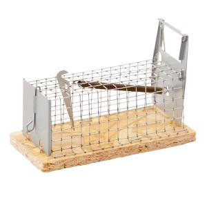 Pułapka koszowa z zapadką na myszy