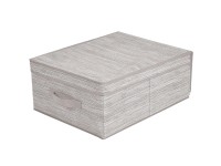 Pudełko MIAMI z pokrywą 36 x 48 x 19 cm beżowe