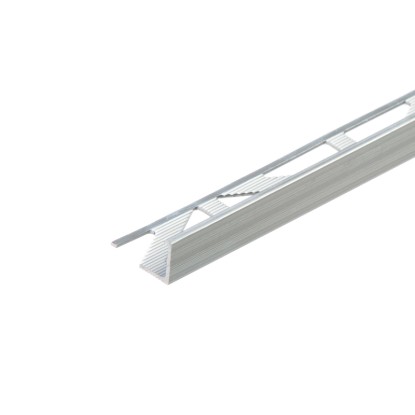 Cezar Profil aluminiowy do glazury narożny naturalny 10x1x3000 mm