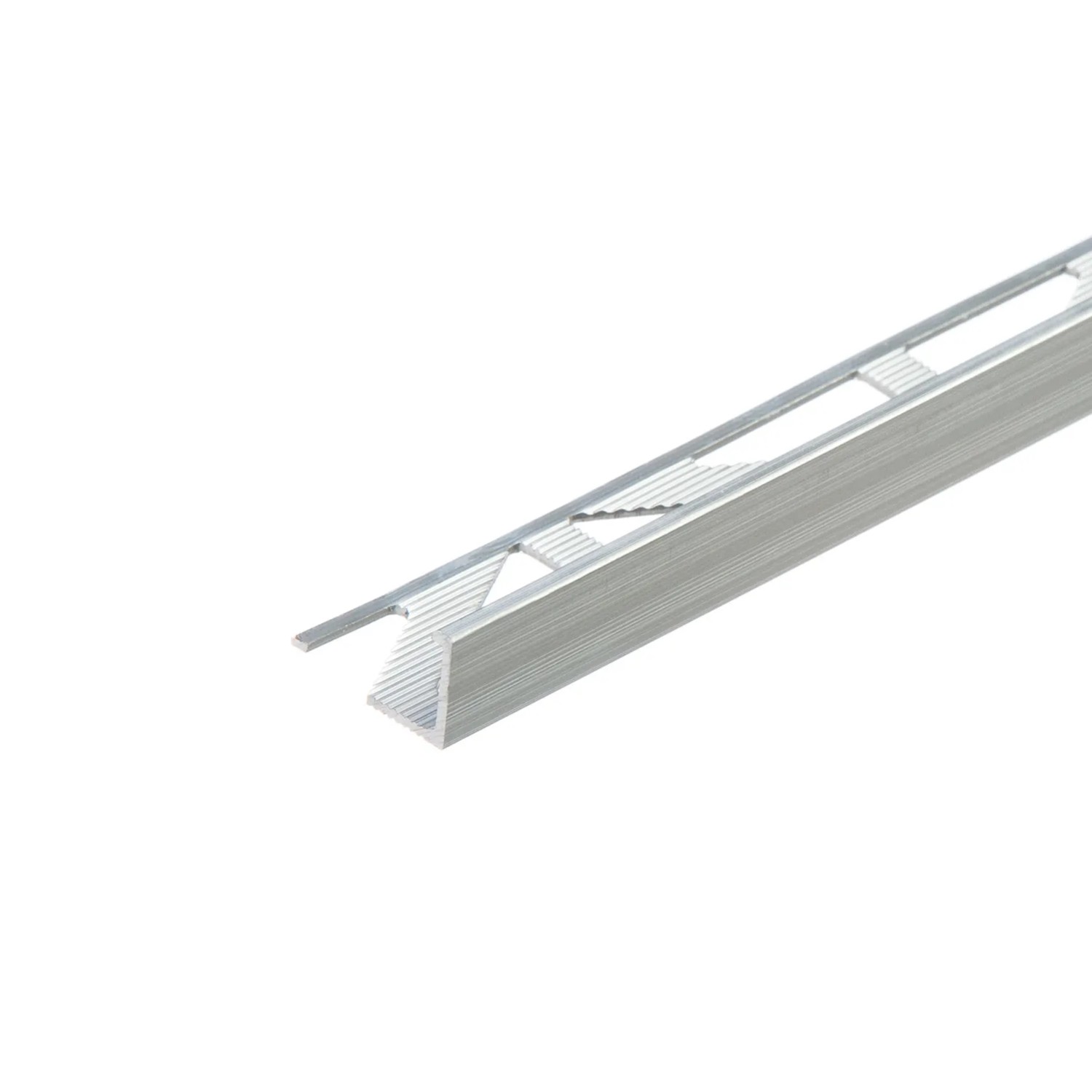 Cezar Profil aluminiowy do glazury narożny naturalny 10x1x3000 mm