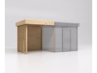Dostawka daszek wariant 2 - 250 x 250 cm, wys. 246,5 cm