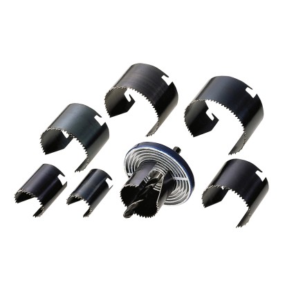 LUX-TOOLS Zestaw otwornic do drewna 7-częściowy