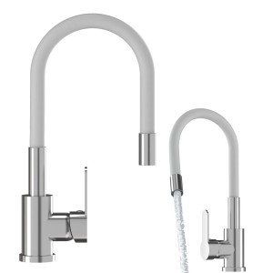 Granitan Bateria kuchenna elastyczna Grado biała