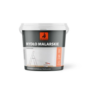 Wiadro technicznego mydła malarskiego Dragon do przygotowania przed malowaniem.