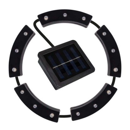 Eko-Light Lampa solarna POT 0,1W 3000K 2lm IP44 czarna