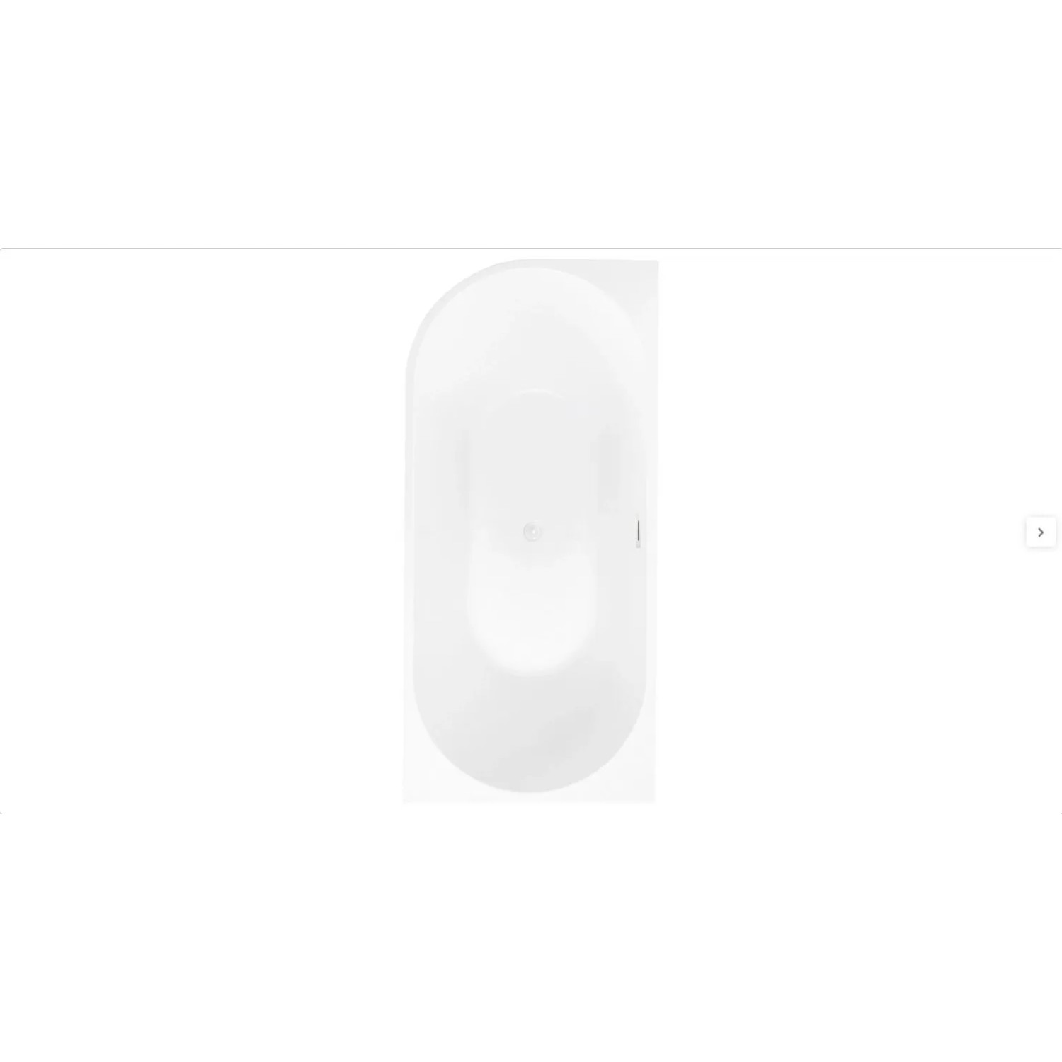 Wanna Pula Prawa 170 wolnostojąca przyścienna biała biały 170 x 80