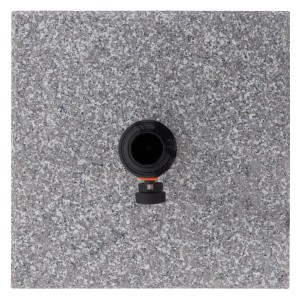 Podstawa granitowa Doppler myZone Rollbar, ok. 40 kg, szara. Stojak na parasol z kółkami.