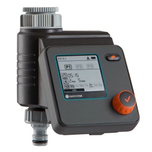 Komputer nawadniający Gardena Select do automatycznego nawadniania ogrodu.