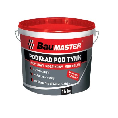 Podkład mozaikowy pod tynki strukturalne BAUMASTER 16 kg