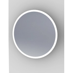 Okrągłe lustro z oświetleniem LED.
