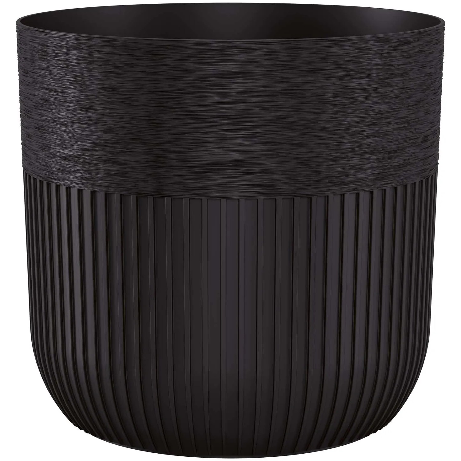 Osłonka Luca recycled czarna - 14 cm