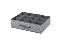 Organizer KRETA 12 przegródek szary