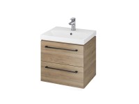 Cersanit Zestaw Gala Szafka + Umywalka Orzech 50