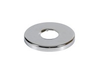 Tycner Rozeta 3/4 cala płaska, chrom, z gwintem, h-7 mm , D-70 mm